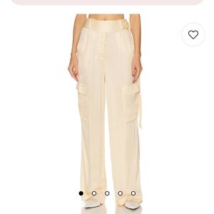 L’academie satin cargo pants nwt